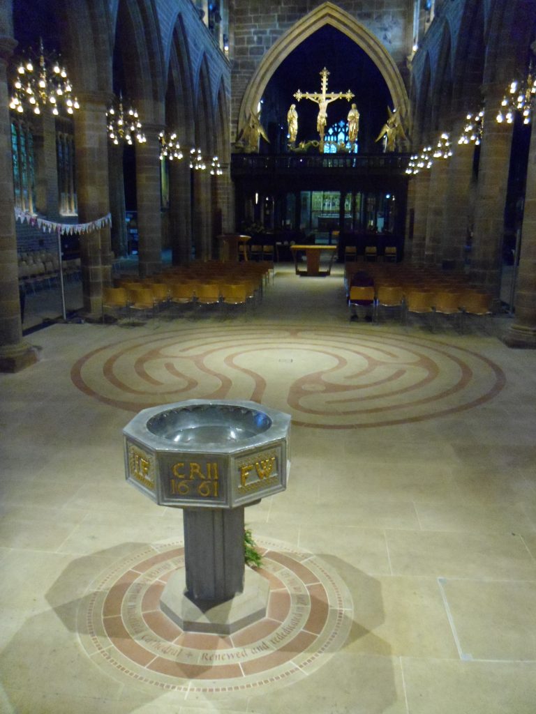 Interior view of Wakefield Cathedral