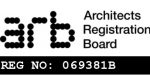 ARB logo and registration number